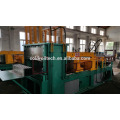 Corrugated fin forming machine for transformer tank use